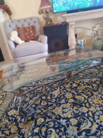HIGH END SOFA AND END TABLES