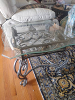 HIGH END SOFA AND END TABLES