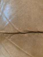 Living Room Leather Sofa and Loveseat Set