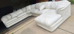Barista White Living Room Sofa