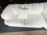Barista White Living Room Sofa