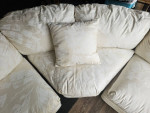 Barista White Living Room Sofa