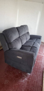Flexsteel Power Reclining Sofa with Power Headrests