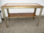 Gorgeous 2 Tier Sofa/Console Table/Marble/Metal/Wood...GREAT PIECE!