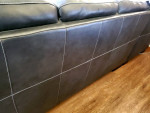 Leather sectional sofa couch
