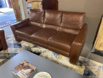 American Leather Power Recliner Leather Sofa