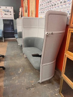 Haworth Booth Loveseat Sofa Study Nook Lounge Seating