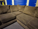 FREE DELIVERY Couch Sofa Reversible Sectional 3 Piece Brown