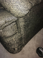 3 PIECE SOFT PILLOW TOP SOFA SECTIONAL W/2 RECLINERS & HIDEAWAY BED