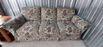 3 Cushion Floral Sofa Couch by Berne Furniture Co. OBO
