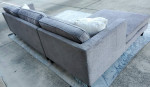 Grey/ Gray Mid-Century Mordern Sectional Sofa/Couch