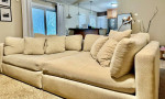off white 2 piece Media Sofa