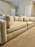 off white 2 piece Media Sofa