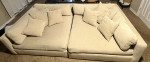 off white 2 piece Media Sofa