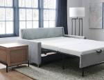 Crate and Barrel Bowen Queen Tufted Sleeper Sofa