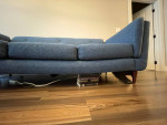 World Market Upholstered Sofa