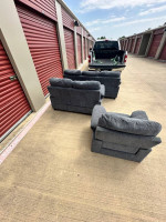 3pc Comfy Sofa, Loveseat and Chair DELIVERY AVAILABLE