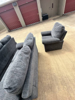 3pc Comfy Sofa, Loveseat and Chair DELIVERY AVAILABLE