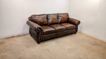 Bernhardt Vincent Top Grain Leather Sofa Couch