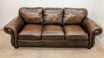Bernhardt Vincent Top Grain Leather Sofa Couch