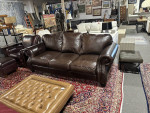 Bernhardt Leather Vincent Sofa