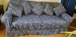 Living Room Designer Sofa & Loveseat, 7 Pillows, Extra Designer Covers