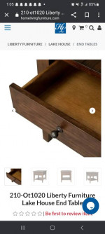 NEW sofa table & End Table Liberty Furniture Lake House BOTH New