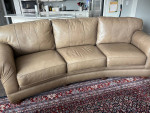 Leather Conversational Sofa