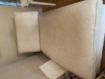 Gorgeous White Leather Chaise or Chair or Sofa