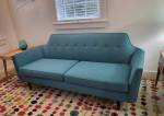 Teal Sofa