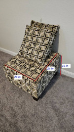 Sectional Sofa w/ Chaise + Ottoman