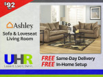 Ashley Sofa and Loveseat Set