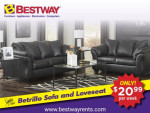 Ashley Sofa & Loveseat -- NEW