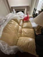 Full leather sofa