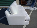 NEW Modern Pearl White Down-Filled Oversized Sofa