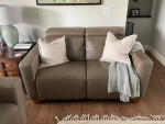 Flexsteel Astra Leather Reclining Sofa/Loveseat
