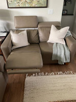 Flexsteel Astra Leather Reclining Sofa/Loveseat