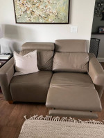 Flexsteel Astra Leather Reclining Sofa/Loveseat