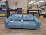 Carvel Leather Power Refining Sofa with Power Headrest