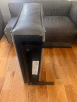Modern farmhouse rustic natural leather sofa extra long or set w chair