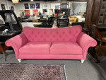 Huntington House Classic Button Tufted Sofa with Rolled Arms