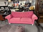 Huntington House Classic Button Tufted Sofa with Rolled Arms