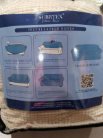 beautiful Subrtex sofa slipcover fits to 90"