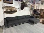 Restoration Hardware Italia Track Arm Left Arm Sofa with Chaise