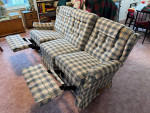 Lazy-boy reclining sofa