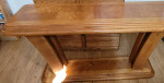 Oak Sofa / Side Table/TV Stand