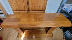Oak Sofa / Side Table/TV Stand