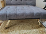 Sofa with rectangular storage