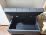 Sofa with rectangular storage