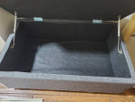 Sofa with rectangular storage
